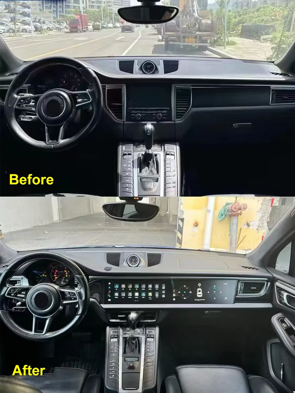 

24.6 inch Qualcomm Android 13.0 Dual Screen Car GPS Navi Radio Multimedia Video Player For Porsche Panamera 2010-2016 Navigation