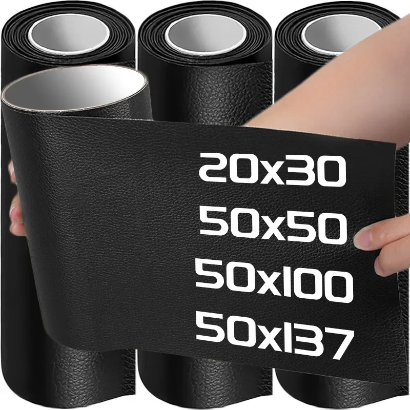 

Multi Size Self-Adhesive Leather Repair Patch Artificial Synthetic Leather Waterproof Sticker Sofa Seats Couch Scratch Repaired