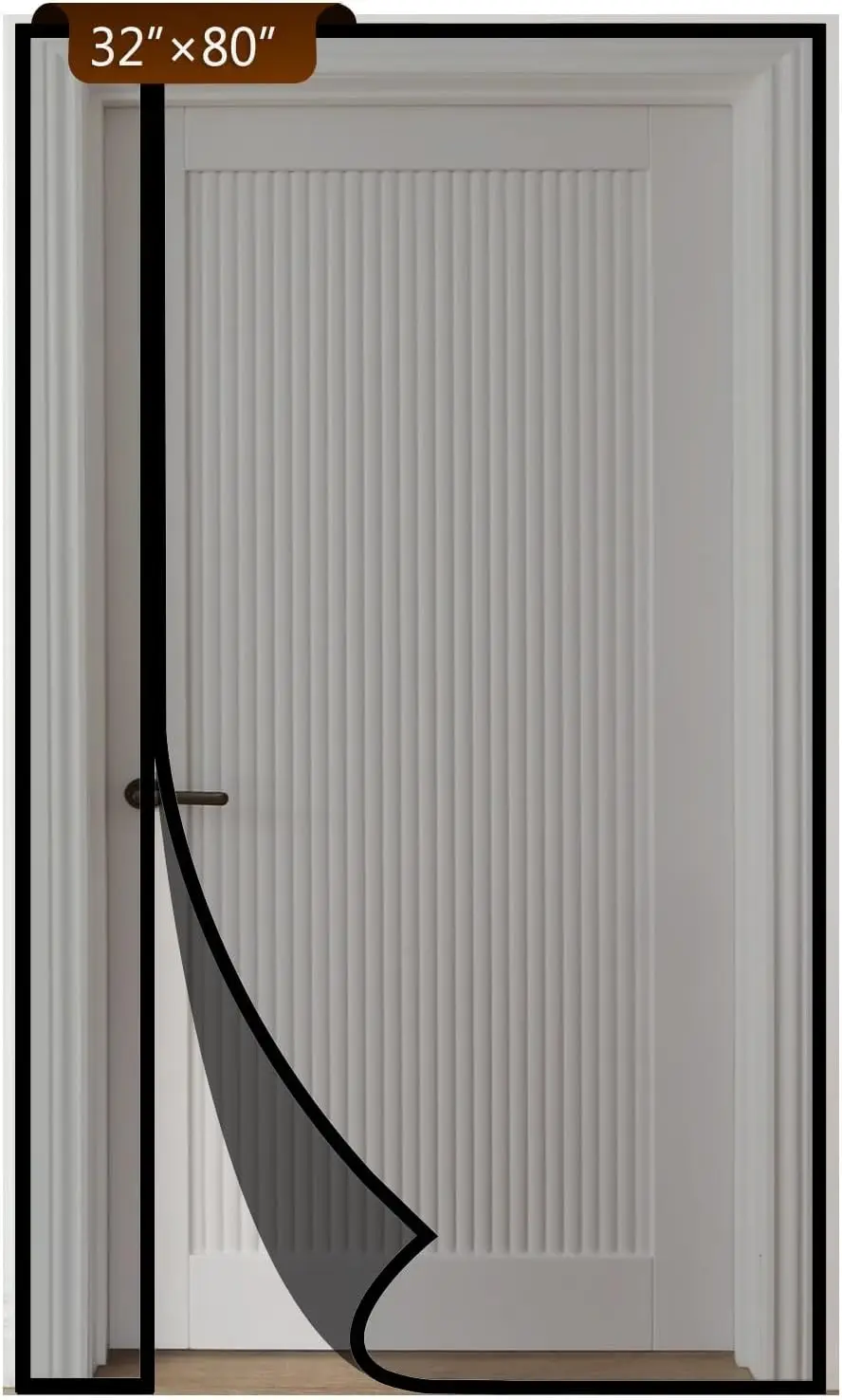 

Reversible Side Opening Magnetic Screen Door for Sliding & French Doors, Upgraded PETG Mesh Anti-Tearing, Heavy Duty, Pet