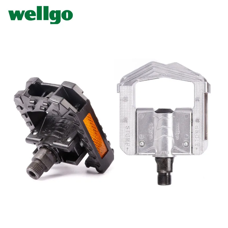 Wellgo F265 F178 Folding Bicycle Pedals MTB Mountain Bike Padel Bearing AluminumAlloy/PP Road Bike Folded Pedal Bicycle Parts