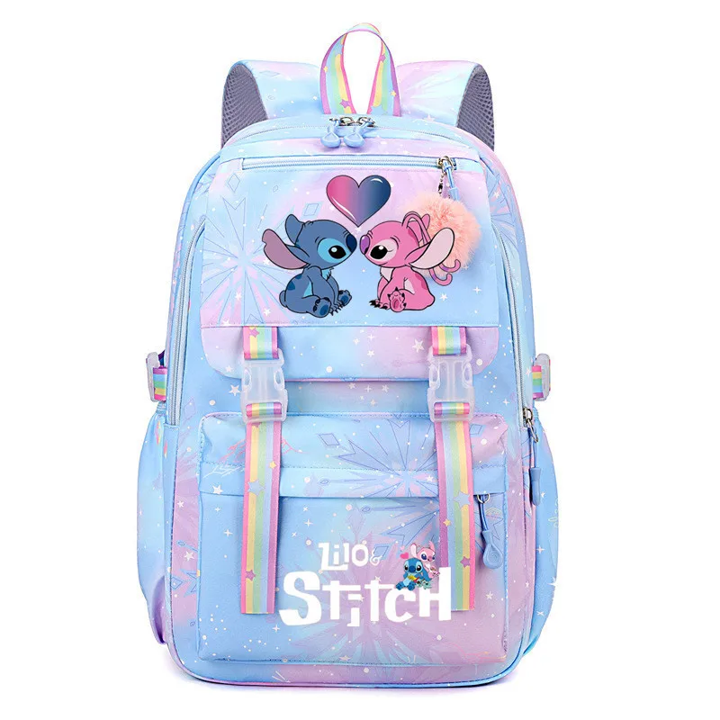 Disney Lilo Stitch Boys Girls Backpacks Teenager Student Backpack Women Rucksack School Bags Travel Bag Mochila