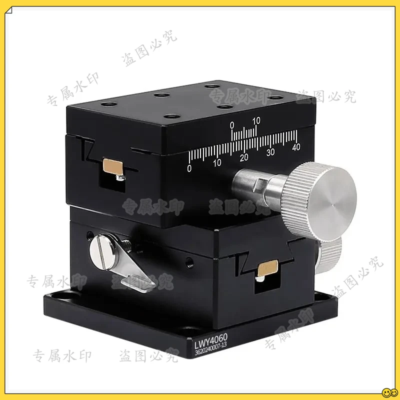

LWX4040/4060 XYZ axis mobile platform gear dovetail groove guide type displacement slide