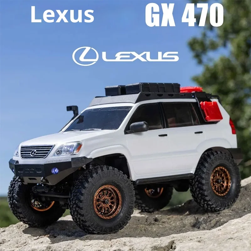 รถบังคับวิทยุแบบแข็งแรงทนทาน Axial SCX24 รุ่น Lexus GX470 ขนาด 1/24 พร้อมใช้งาน (RTR) จัดส่งฟรี ของเล่นรถบังคับคุณภาพเยี่ยม