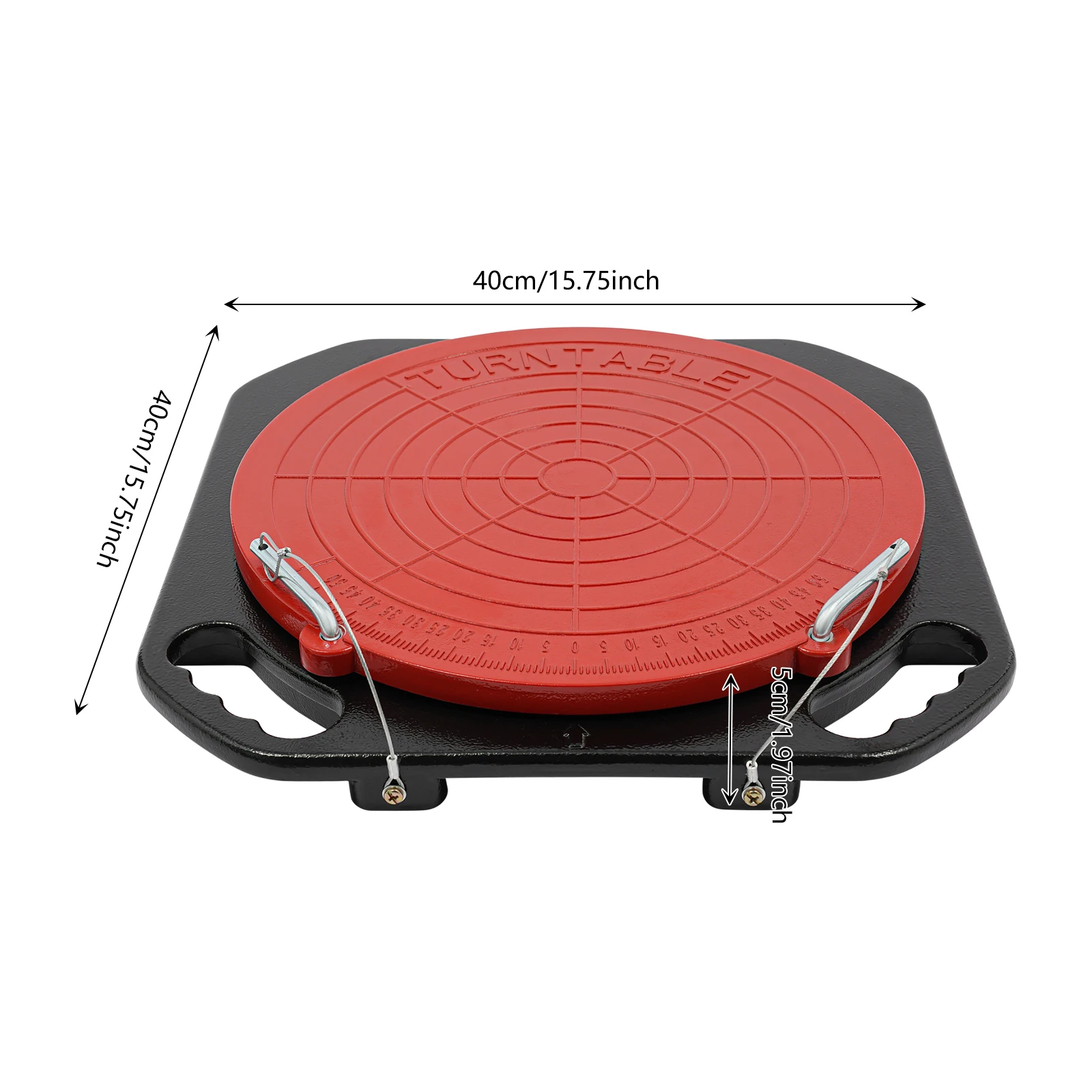 2er-Pack Achsvermessungs-Drehplatten, Aluminiumlegierung Achsvermessungsgeräte Drehplatte für Limousinen, SUVs, LKWs, Vans
