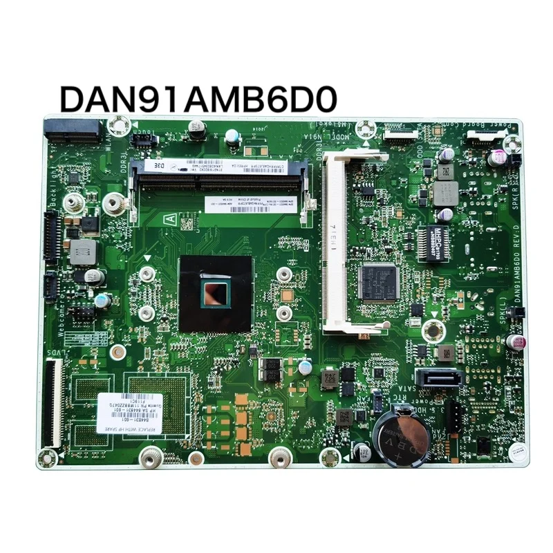 

For HP 20-C All In One Motherboard DAN91AMB6D0 844831-001 844831-601 Mainboard 100% Tested OK Fully Work Free Shipping