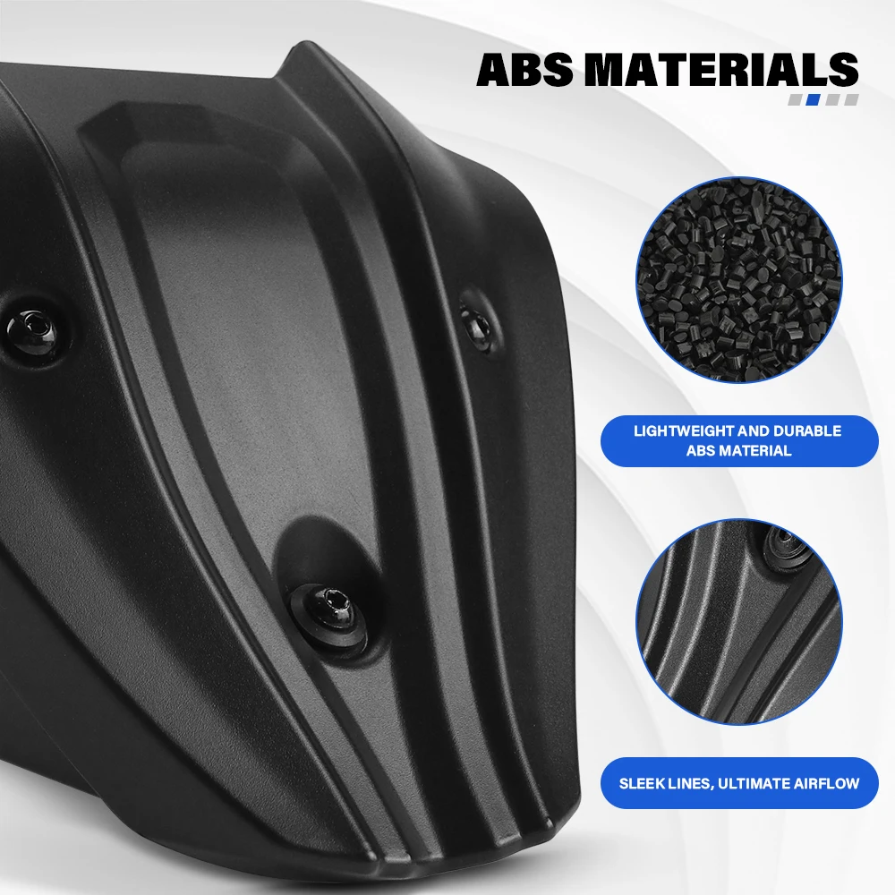 NEW Motorcycle Windshield Fly Screen For Ducati Monster V2 MONSTER V2 Plus (2026-) Accessories ABS Windscreen Wind Deflectors
