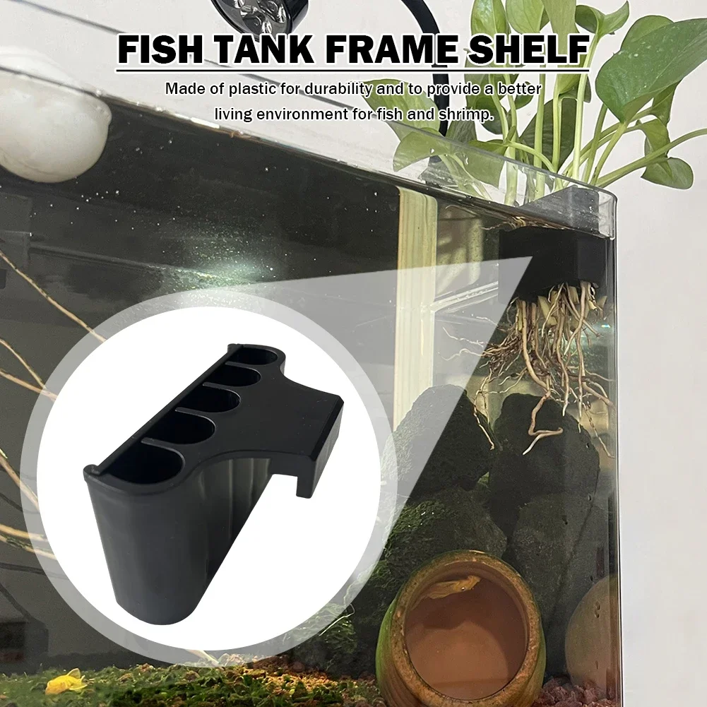 Aquarium Planter Aquarium Plant Basket Fish Tank Decorations With Integrated Hook For Fish Tank Potted Live Aquarium Plants