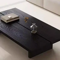 Wabi Sabi Minimalist Coffee Table Modern Trendy Rustic Rectangle Coffee Table Neutral Eclectic Mobilier Maison Home Furniture 3