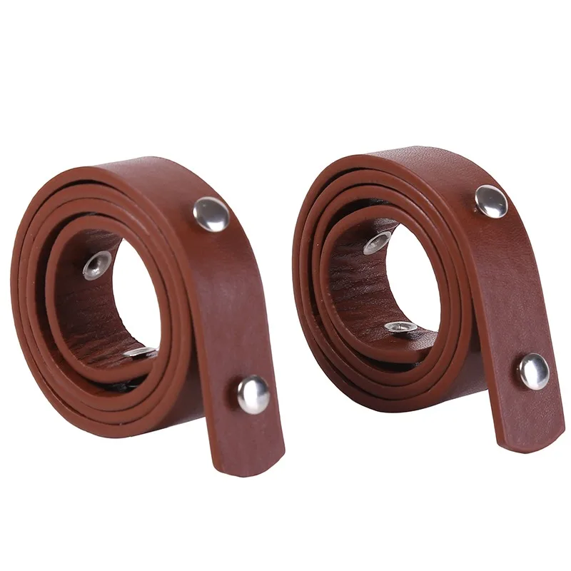 2PCS Bag Belt Detachable PU Leather Handle Lady Shoulder Bag DIY Replacement Accessories Handbag Band Handle Strap Band