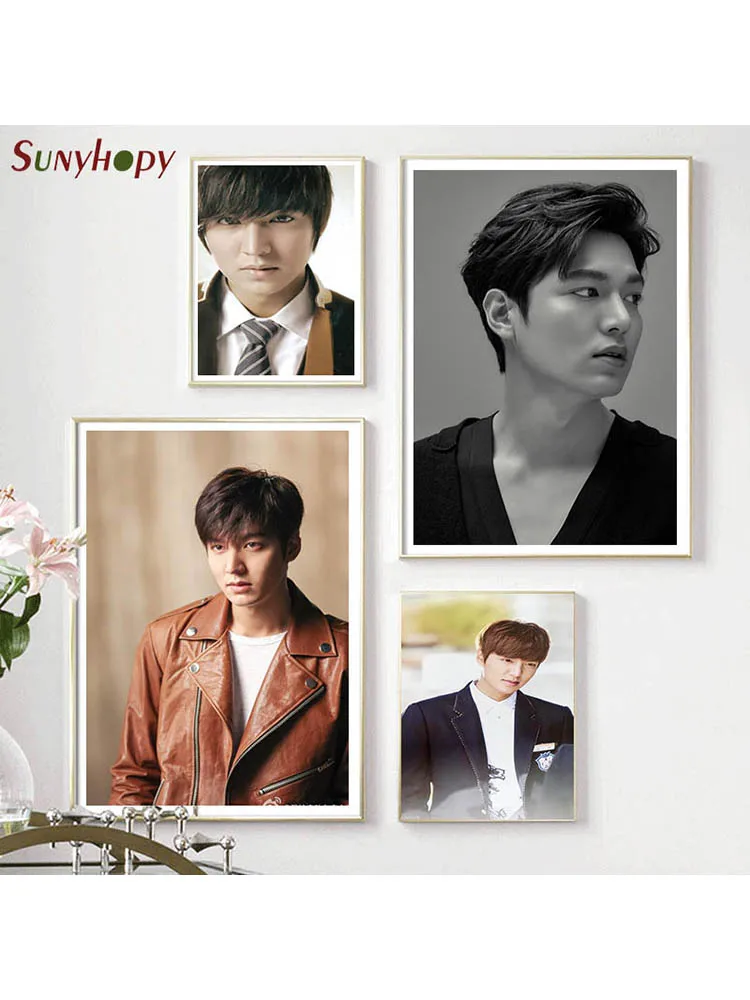 Poster Custom Lee Min Ho Canvas Poster Art Home Decoration Cloth Fabric Wall Poster Print 30X45cm40X60cm