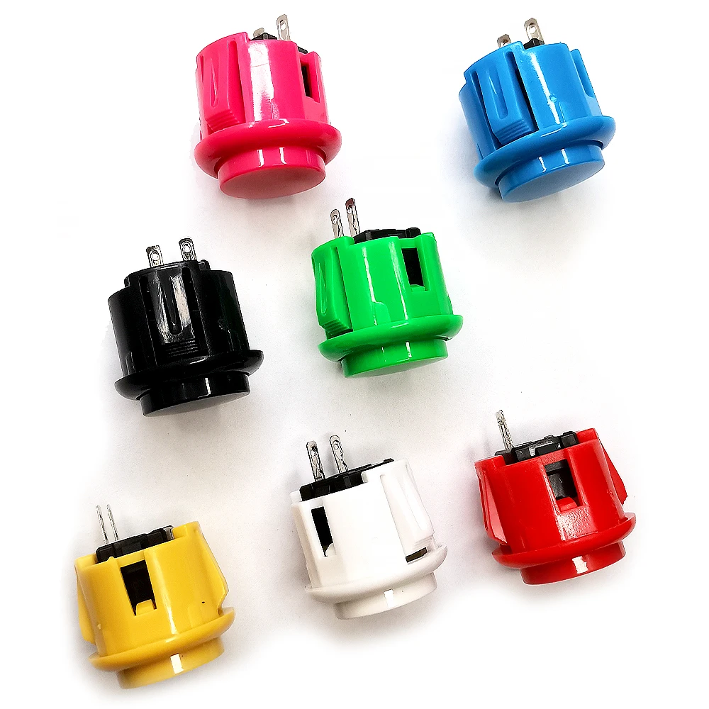 30mm 24mmミニショートプッシュボタン,リモートスイッチ付き,sanwa