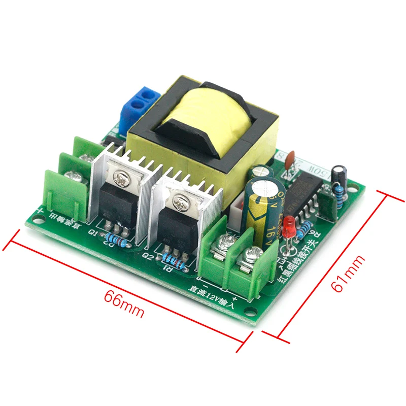 1pcs 150W Inverter - Convert DC 12V to 110V/220V High-power Household Battery Inverter Conversion Board Boost Module
