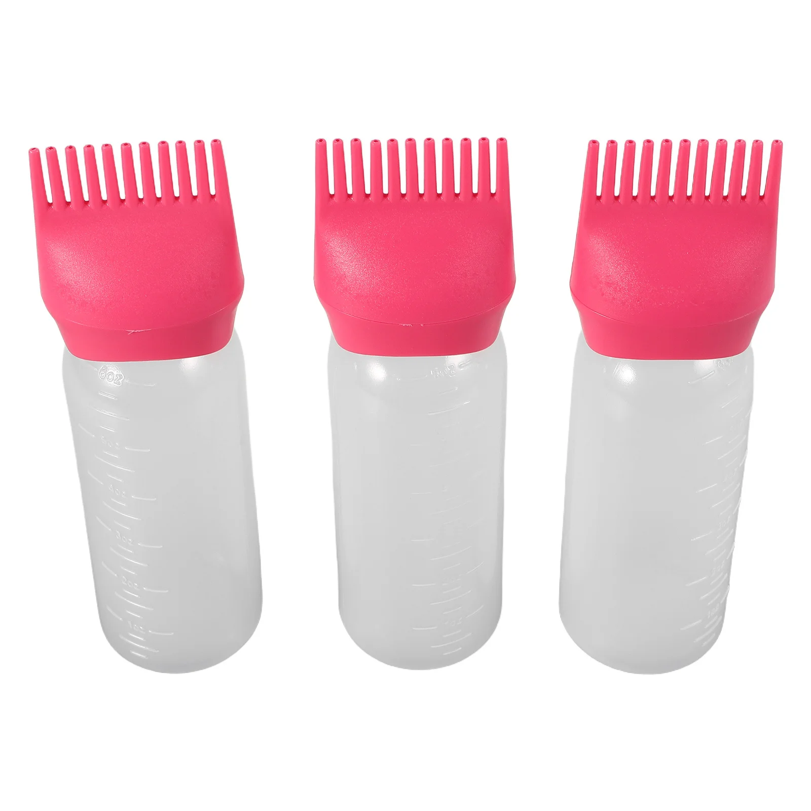 

3 шт., бутылочка для нанесения краски волос с градуированной шкалой, аппликатор-расческа для беспорядки, окрашивания, смазки и лечения кожи головы, все волосы