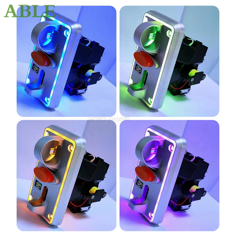 JY-633A Mexico Multi Coin Acceptor Accept 6 Coins Selector For Vending Machines Arcade Game Mechanism Zinc Alloy Panel