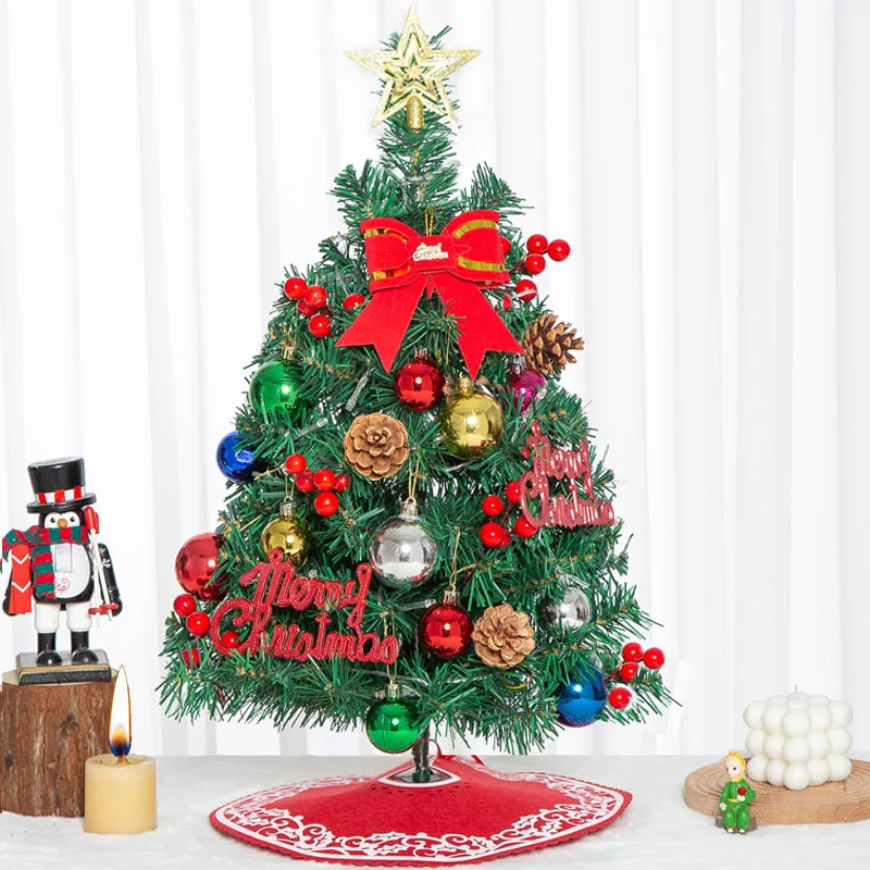 New 50cm 60cm mini Christmas tree set 45cm 1.5m Christmas decorations