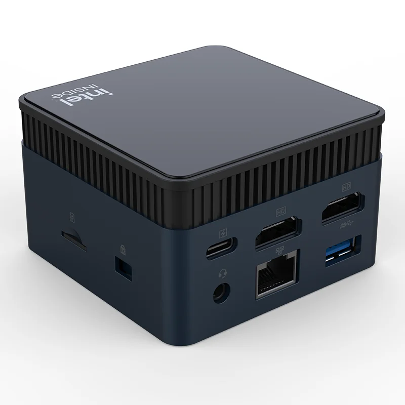 ZX01 Plus PCI-E Mini PC Win10 Win11 Linux 12G RAM 128G/256G/512G/IT ROM USB3.0 BT4.2 Dual WIFI 2.4G+5.8G HD*2 RJ45 Pocket PC