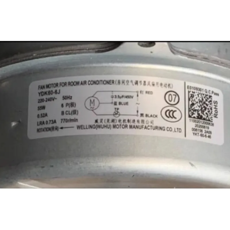 

New For Midea Air Conditioning Outdoor Motor YDK60-6H/J Motor