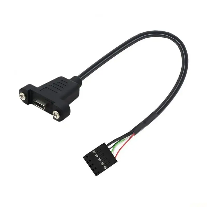 B03F 9-Pin USB Header Front Port Cable, 20CM Type C Female Wire Use
