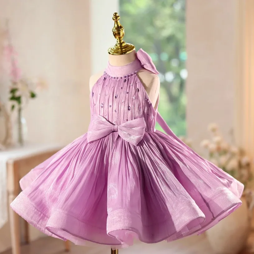 High-End-Kinder Prinzessin Abendkleid Host der Klavier Leistung Geburtstag Mädchen Party Kleider A4695 Vestidos – Detail 4