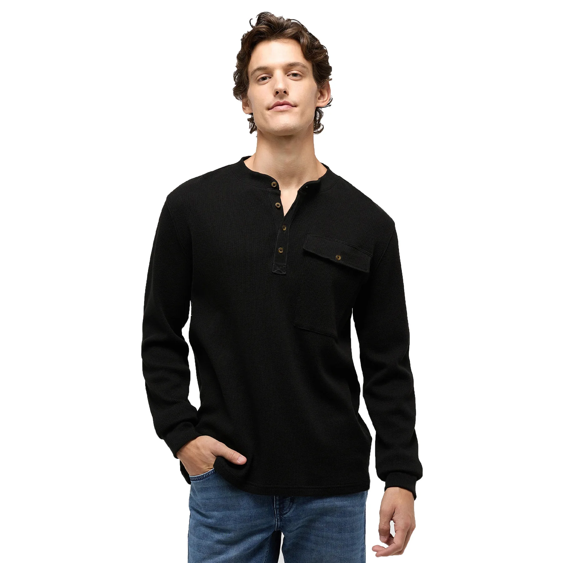 

Popular 2020 new men's long sleeve T-shirt Classic solid color young and middle-aged fashion business casual men's polo shirt