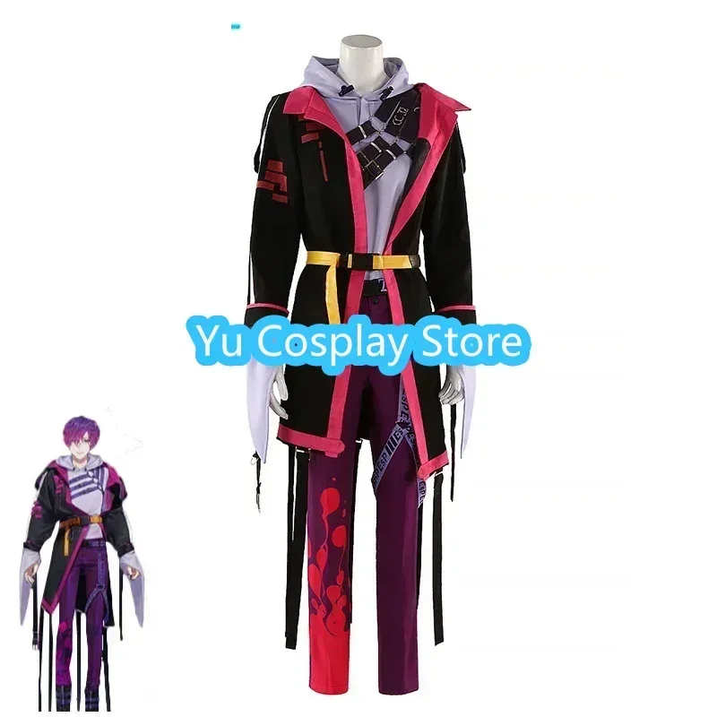 Vtuber Nocytx Uki Violeta Cosplay Costume Fancy Yutuber Suit Party Outfits Halloween Carnival Uniforms Custom Made