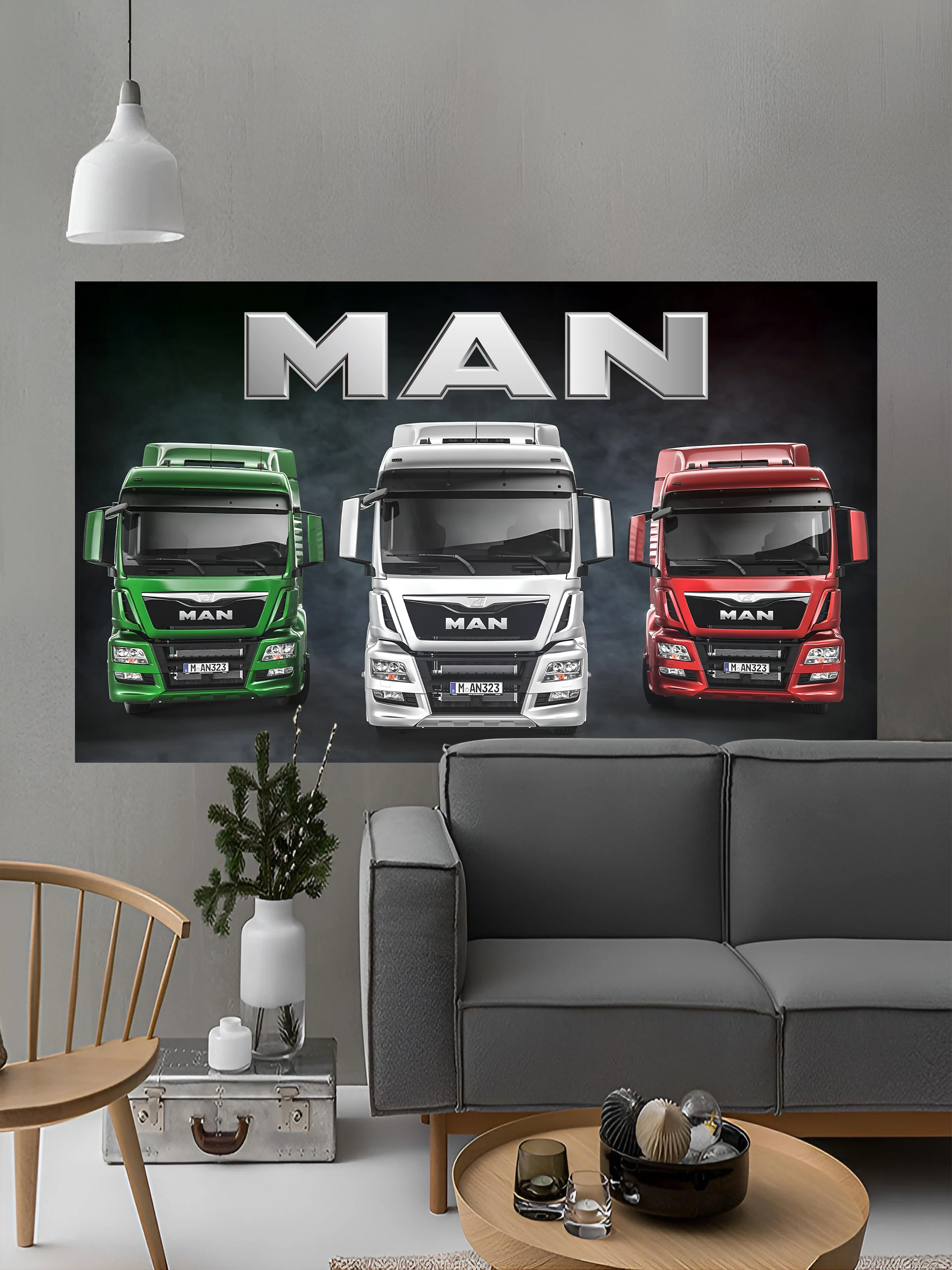 JimonFlag  Mans Truck Flag Polyester Double penetration Printed Truck Flag Banner For Decor