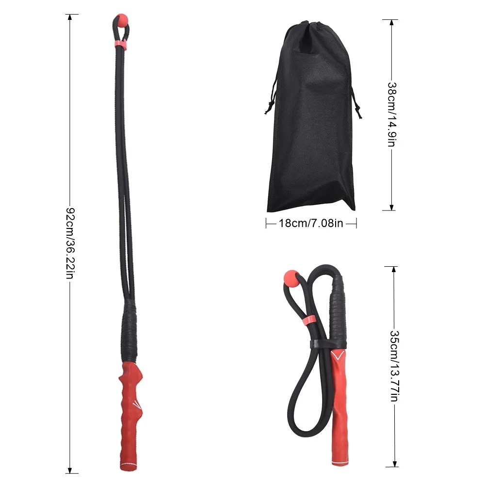 Golf Swing Trainer Golf Practice Training Rope Elastic Golf Postural Correction Rope Corrective Action Swing Training Aids 