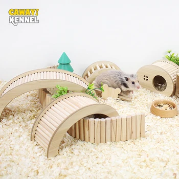 Wooden Small Pet Bridge 1
