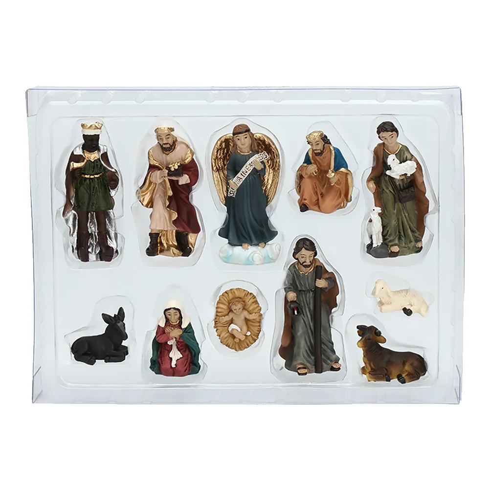 

Nativity Sculpture Gifts Religious Crafts Resin Model Adornment Decorative Figurine Statues