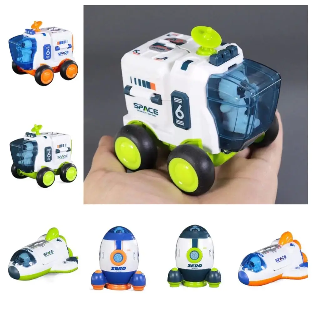 Fun Spaceship Space Exploration Toys Space Vehicle Detachable Rocket Inertia Car Toy Plane Mini Gifts