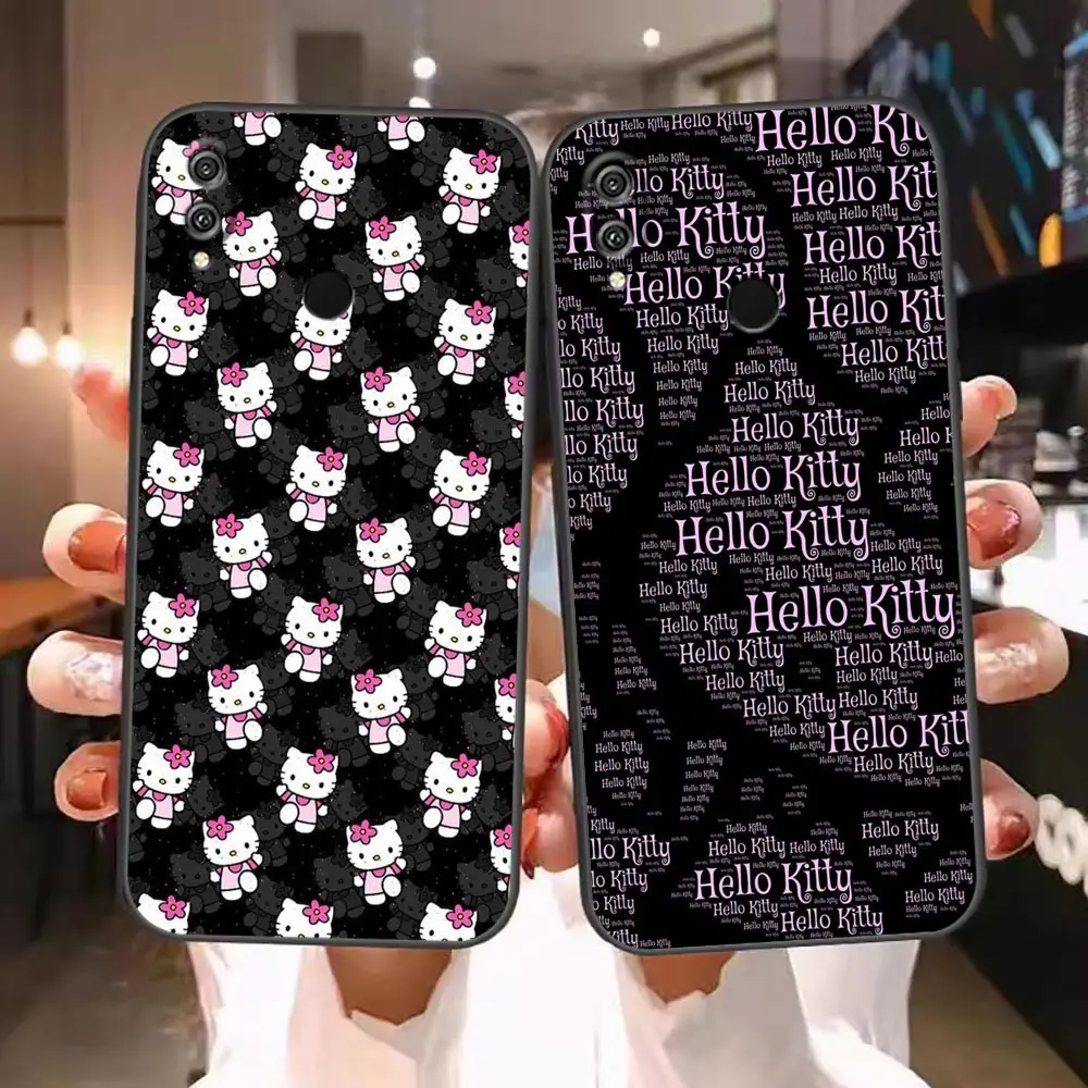 Funda Coque Case For HUAWEI Honor 9X 9 8 8X Max 80 70 60 50 30 20 10 10I NOTE Lite Pro Case Shell Anime Cute H-Hello K-Kitty Cat