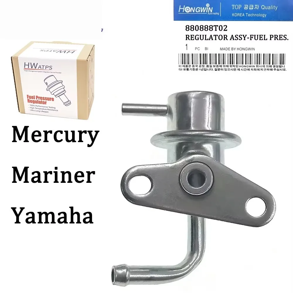 

Regulador presión combustible, accesorio para Mercury Mariner 2000-2006, 115HP, Yamaha F115 #880888T 88088t02 68V-13906-01-00