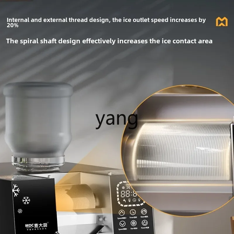 Lhh коммерческая машина для производства снежного льда, магазин чая с молоком, Интернет-машина для производства льда со знаменитостями