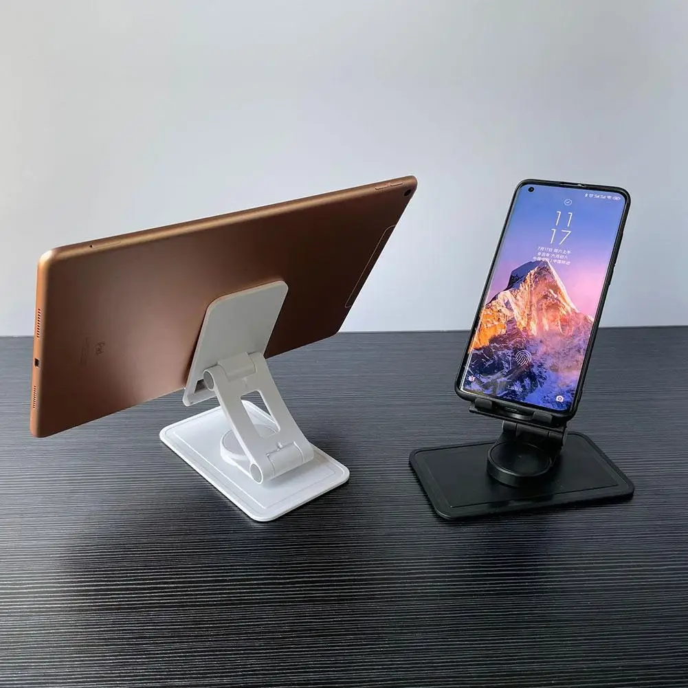 360 °   Вращающаяся подставка для мобильного телефона для планшета, универсальная настольная подставка для iPad, регулируемый настольный кронштейн, подставка, держатель для мобильного телефона