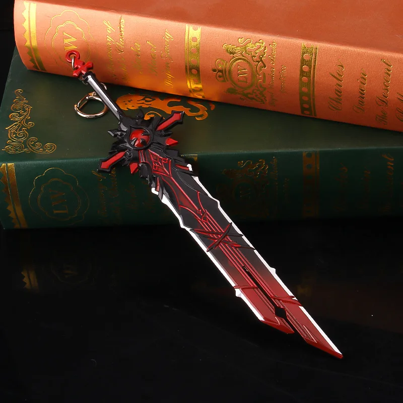 Genshin Impact Sword Anime The End Of The Wolf Cosplay Weapons Props Skyward Blade Metal Model Game Fans Gifts Collections Decor