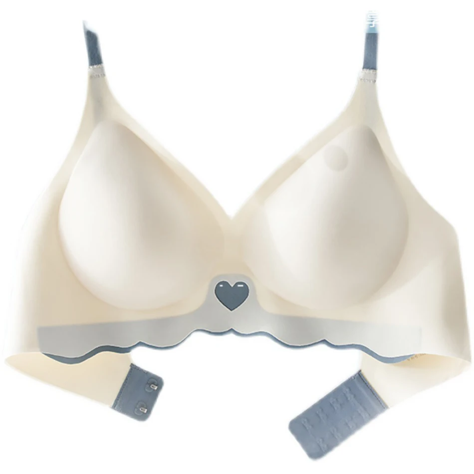 Discreet and Comfortable Seamless Bras with One Piece No Underwire Prevent Sagging Design for Natural Look and Enhanced Support