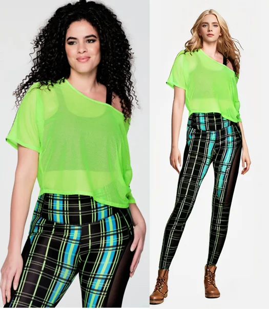 ZW ZINCON 2024 Wear Dancing Fitness Yoga Sports Group Dance Clothes Short Sleeve T-Shirt 0649