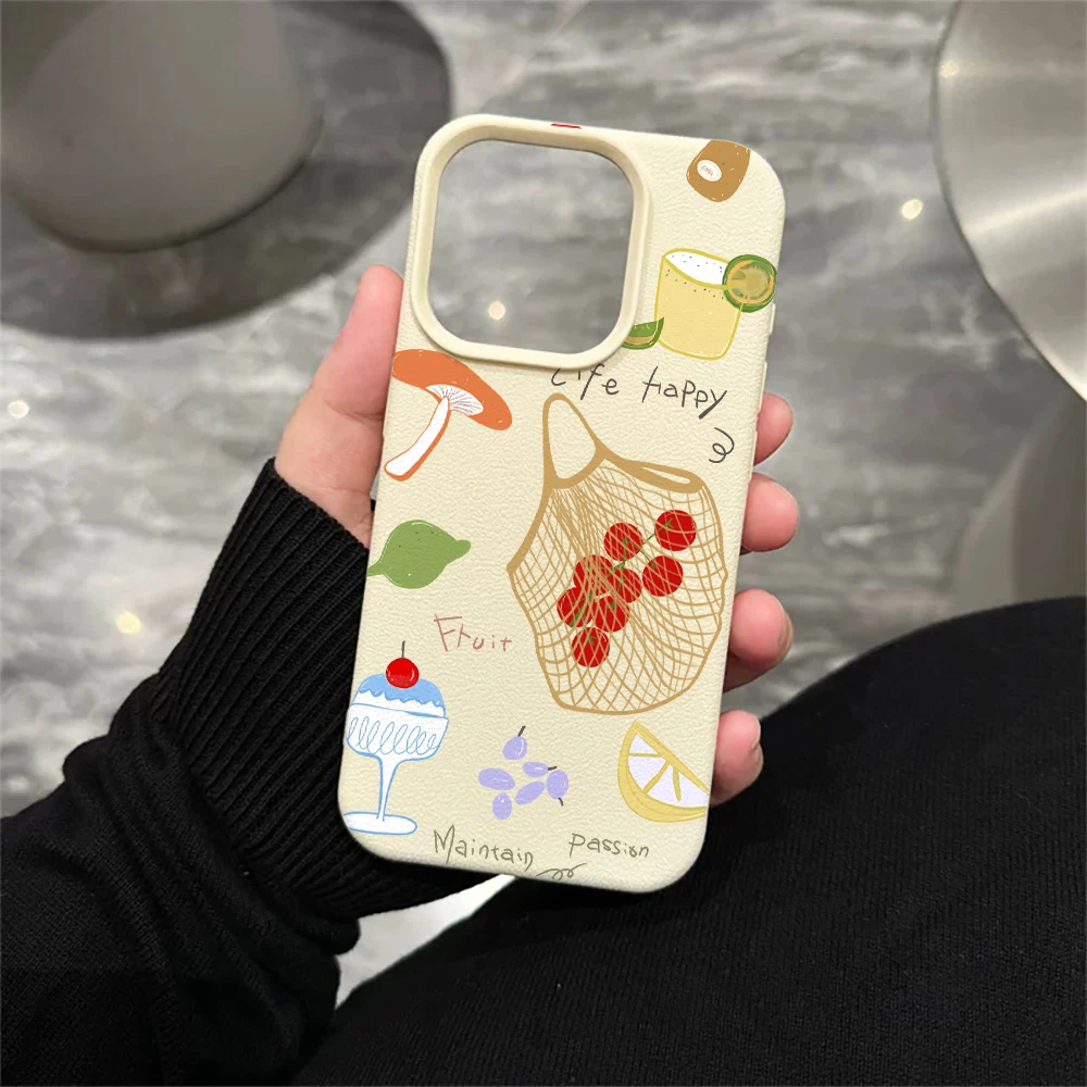 Netzbeutel-Snack-Handyhülle für iPhone 17 16 15 14 13 12 11 Pro Max 16 15 14 Plus 17 16 15 14 13 12 Pro 17Air Silikon-Matt-Abdeckung – Detail 5