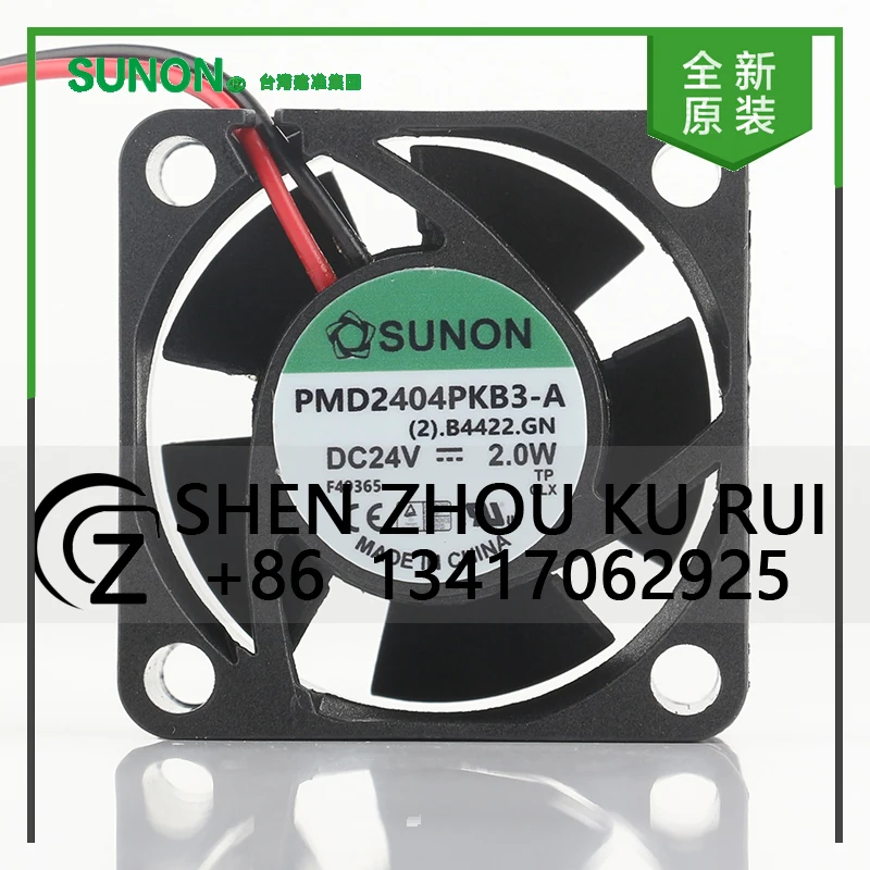 

New original Sunon 5V 12V 48V DC24V 2.0W AC EC 4020 40X40X20MM 4CM fan inverter Quiet bearing two-wire PMD2404PKB3-A cooling fa