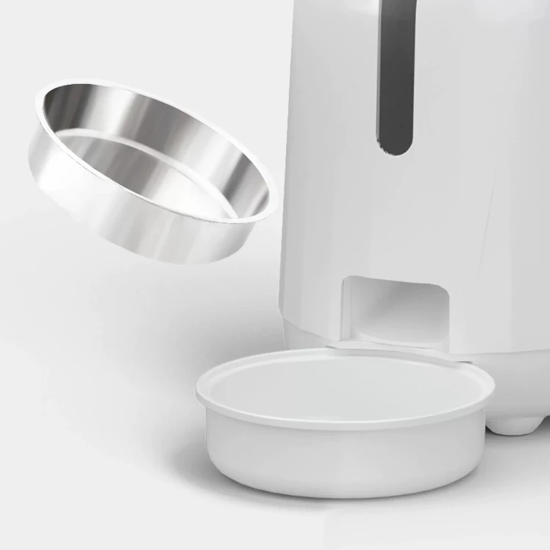 

Bluetooth connection cat ear pet smart feeding automatic feeder button cat feeding machine