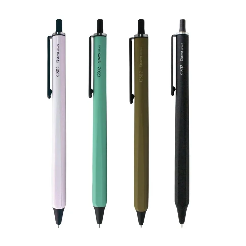 Japan Imported PG-M05 Ball Pen OHTO Hexagonal Aluminum G2 Specification 0.5mm Black Ceramic Ballpoint Neutral Gel Pen Stationary