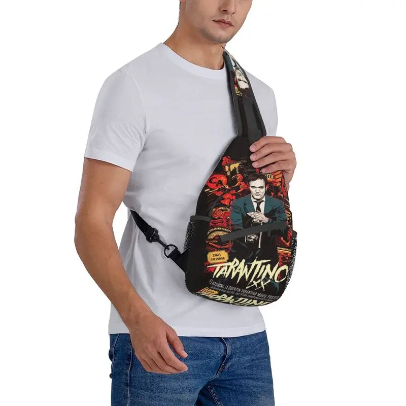 Quentin Tarantino Film Sling Crossbody Borsttas Mannen Koele Schouder Rugzak Voor Reizen