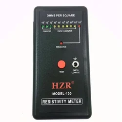 Surface Resistance Resistivity Meter Electrostatic Static Electricity Tester ESD Electrostatic Impedance Tester MODEL-100