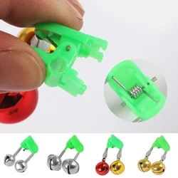 Fishing Bell Screw Bell Spring Plastic Clip Fish Bell Fishing Alarm Double Ring Bell Fishing Bells Fishing Accessories Pesca