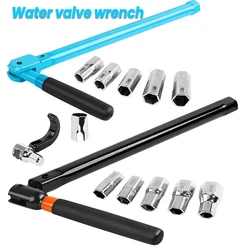 Faucet Wrench Hand Tools Plumber Socket Wrench  Sink Basin Tap Back Installation Tool 6/8Pcs for Bathroom Faucet Wrench Set