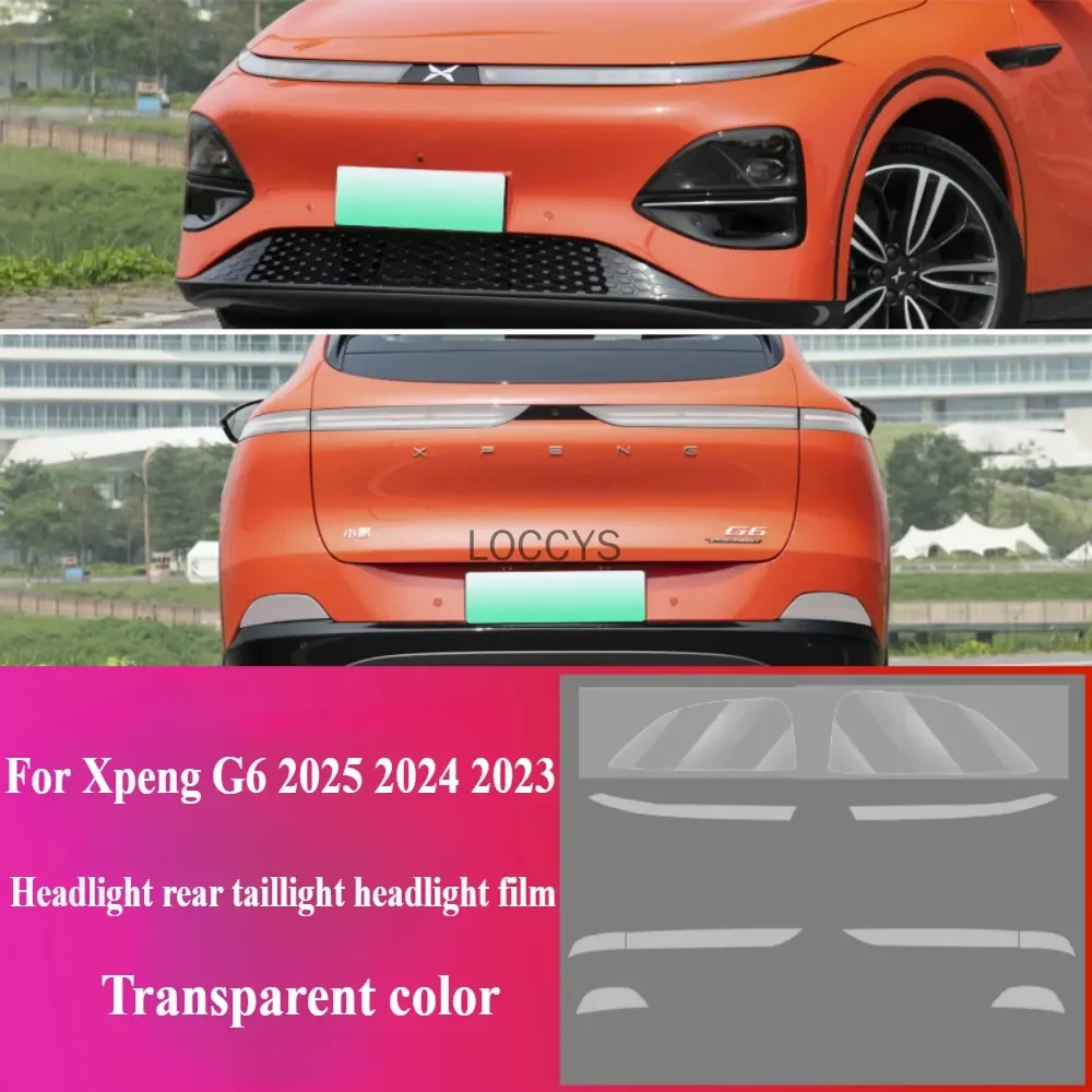 For Xpeng G6 2025 2024 2023 Car Exterior Headlight Anti-scratch PPF TPU Protective Anti-scratch Repair Film Refit Accessories