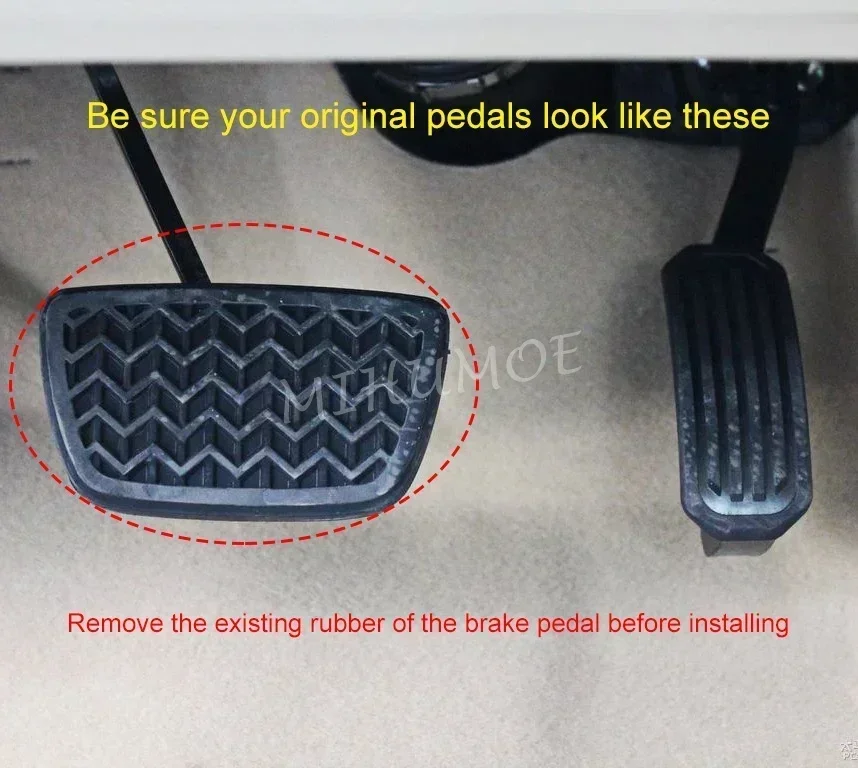 No Drill Brake Gas Pedal Covers Trim Kit For Toyota Camry Highlander Lexus ES RX ES250 ES300 ES350 RX350 RX450