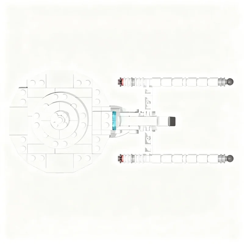 ตัวต่อ MOC รุ่นเรือลาดตระเวนเร็ว ฟรานเก้ จำนวน 251 ชิ้น ของเล่นแบบประกอบเอง ของขวัญคริสต์มาส ไอเดียสร้างสรรค์