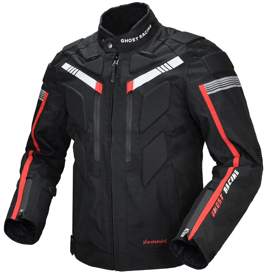 GHOST RACING-Chaqueta de carreras de motocicleta para hombre, conjunto de pantalones de bicicleta de Cross impermeables con protección, traje de carreras de Motocross, traje de Motor