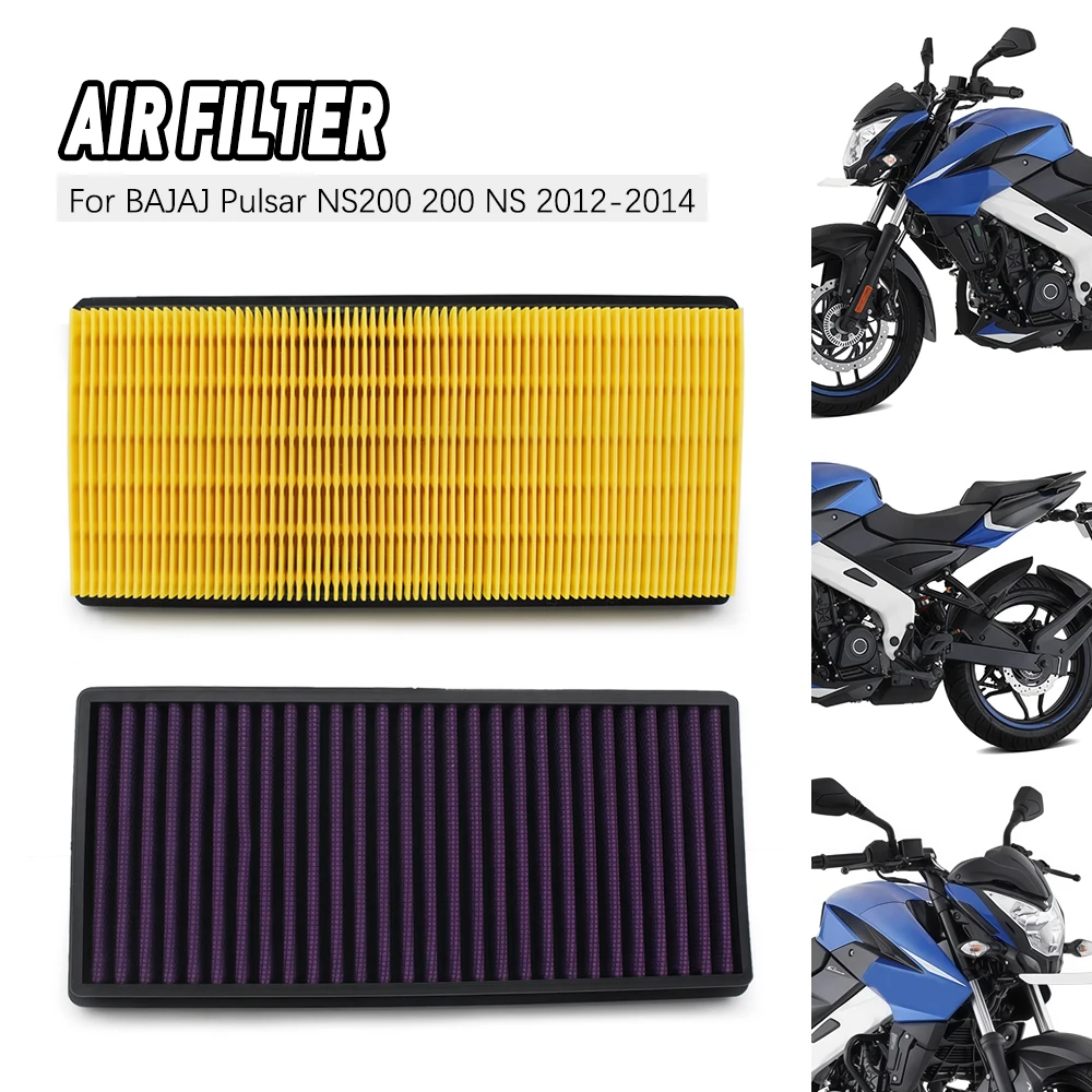 

For Bajaj Pulsar 200 NS 2012-2014 Air Filter Motor Bike Intake Cleaner